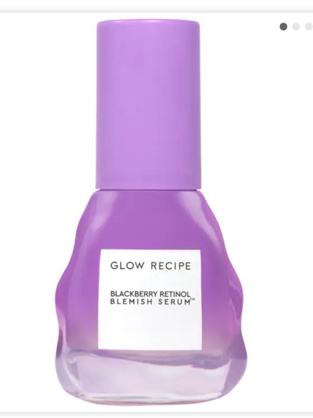 Glow Recipe blackberry, retinol serum